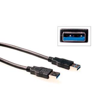 ACT USB3 Kabel A-A -  3,0 m Spesial A-A USB Spesialkabel Sort